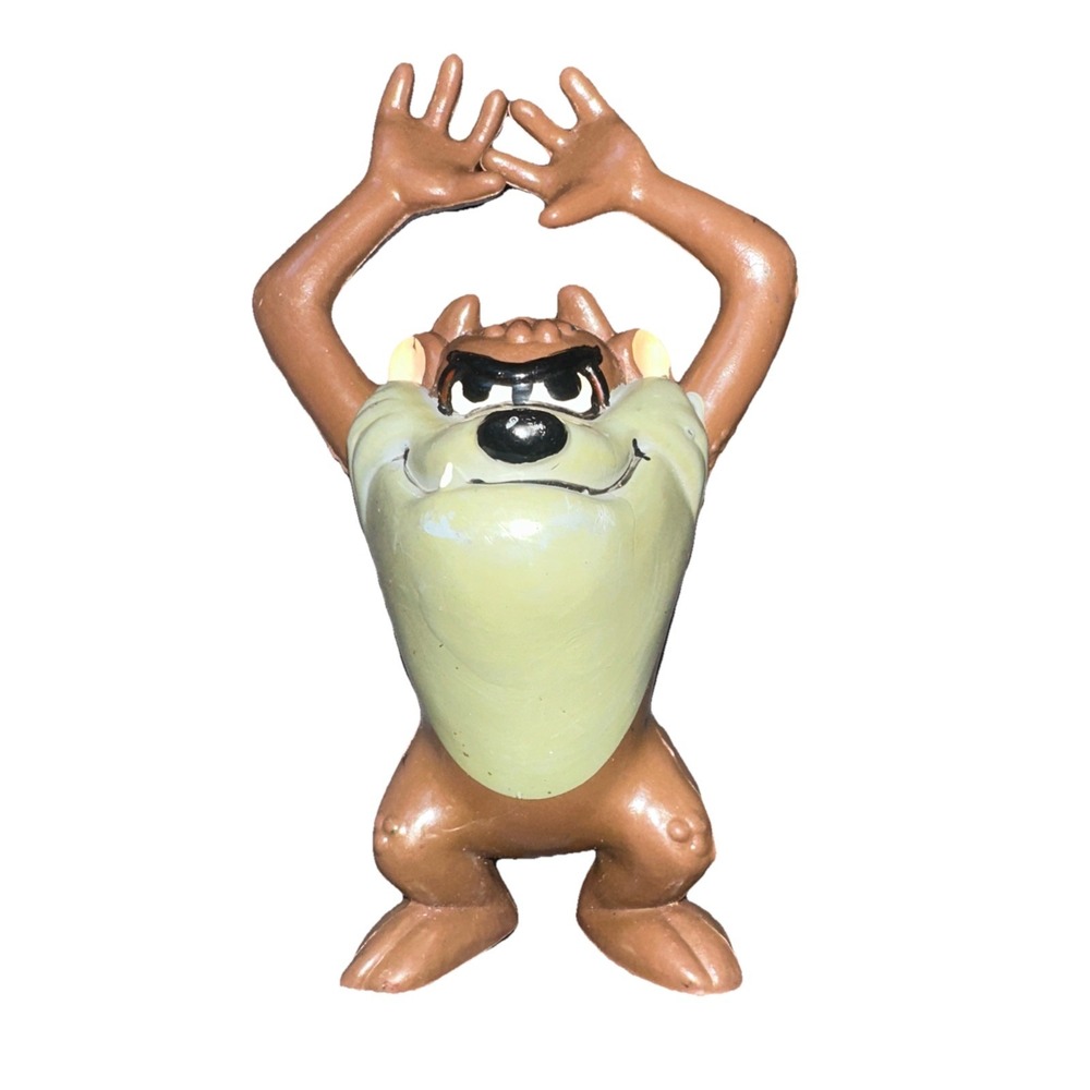 1985 Vintage Looney Tunes Tazmanian Devil Taz PVC Figure‎ Warner Bros Rare HTF
